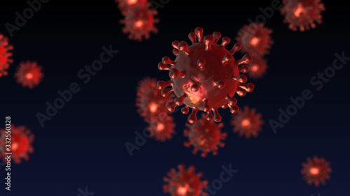 Pandemic Spread of Corona Virus aka Sars Cov-2 Covid 19 Virus