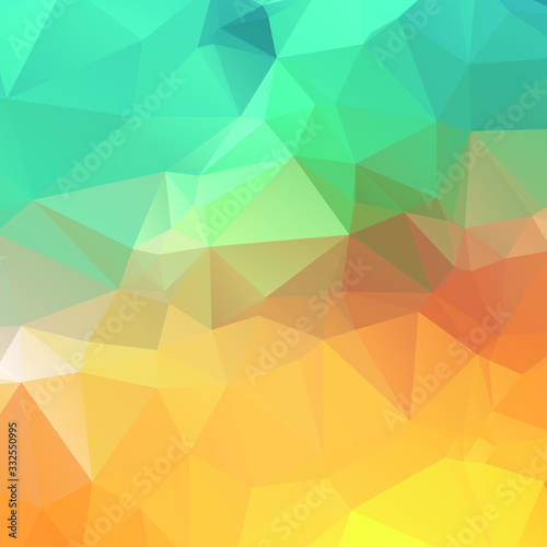 Abstract Color Polygon Background Design, Abstract Geometric Origami Style With Gradient