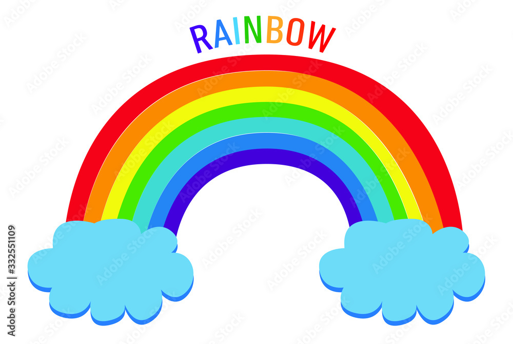 rainbow drawing in the clouds rainbow drawing in the clouds