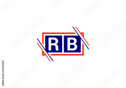 Free Download R B, RB Initial Letter Logo design vector template, Graphic Alphabet Symbol for Corporate Business Identity - GFXLoad