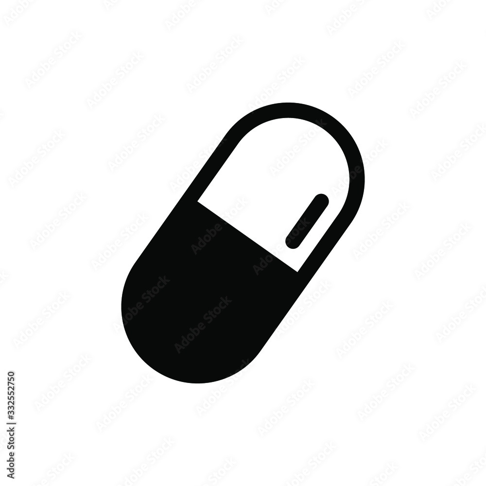 pil capsul icon , medical science logo template vector , emblem isolated illustration ,design outline solid background white pil capsul icon , medical science logo template vector , emblem isolated illustration ,design outline solid background white