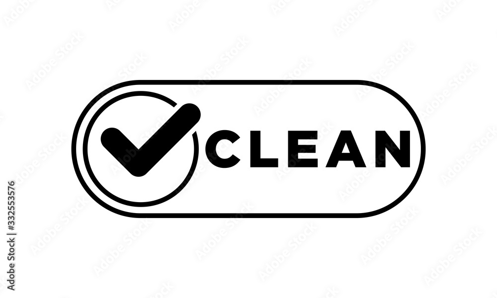 Clean checklist icon Clean checklist icon
