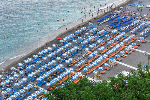 Fototapeta Naklejka Na Ścianę i Meble -  Almafi Coast Italy summer vacation on the Mediterranean sea