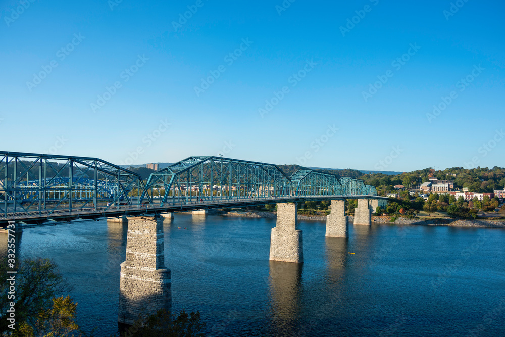 Walnut Street Pedestrian Bridge in Chatanooga Tennessee