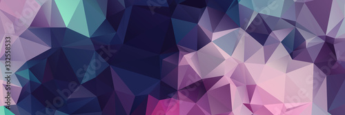 Abstract Color Polygon Background Design, Abstract Geometric Origami Style Wi...