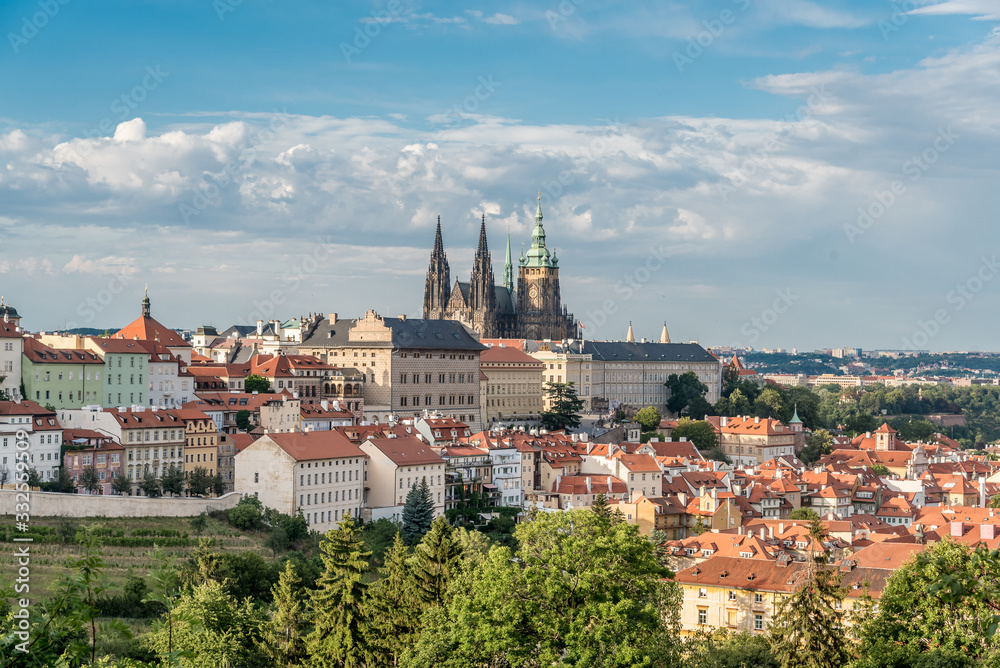 Prague castle and Historical buildings