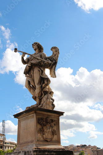 Angel Carrying the Sponge by Antonio Giorgetti at Castel Sant'Angelo, Rome, Italy