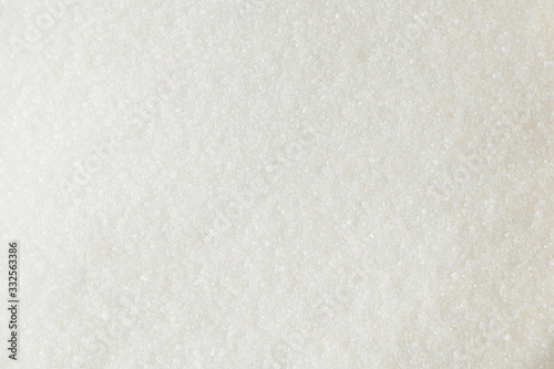 The texture of white sugar closeup.