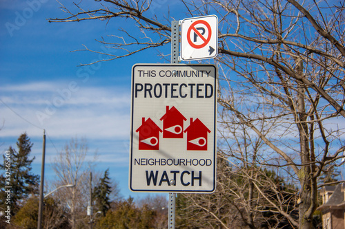 Neighbourhood watch sign