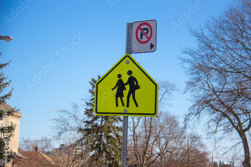 School zone sign