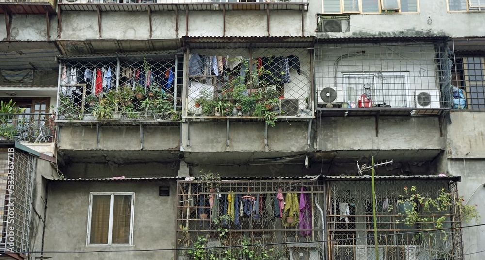 buildings in hanoi the capitol of vietnam