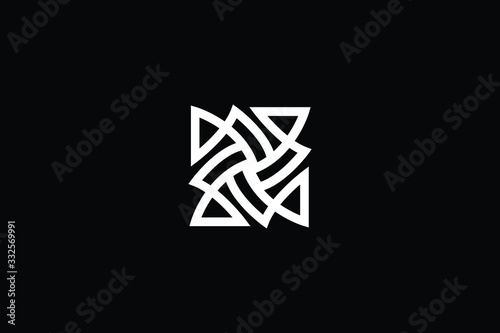 Blockchain Logo Template. Technology Vector Design. Cryptocurrency Illustration. Outstanding professional elegant trendy awesome artistic black and white color blockchain icon logo.