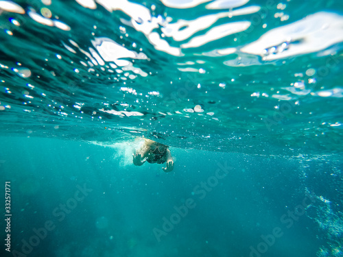 Snorkeling in Belize photo