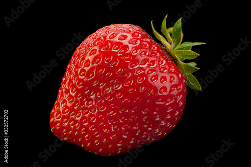 Strawberry fruit closeup