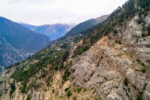 Suicide Point near Roghi Village Kalpa Himachal Pradesh India © Sourav