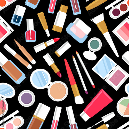 Seamless diiferent cosmetic products