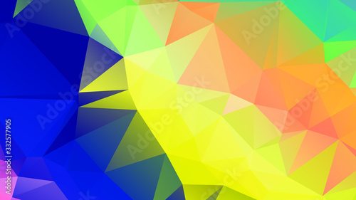 Abstract Color Polygon Background Design  Abstract Geometric Origami Style With Gradient