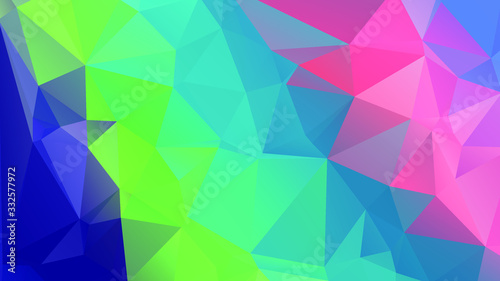 Abstract Color Polygon Background Design, Abstract Geometric Origami Style With Gradient