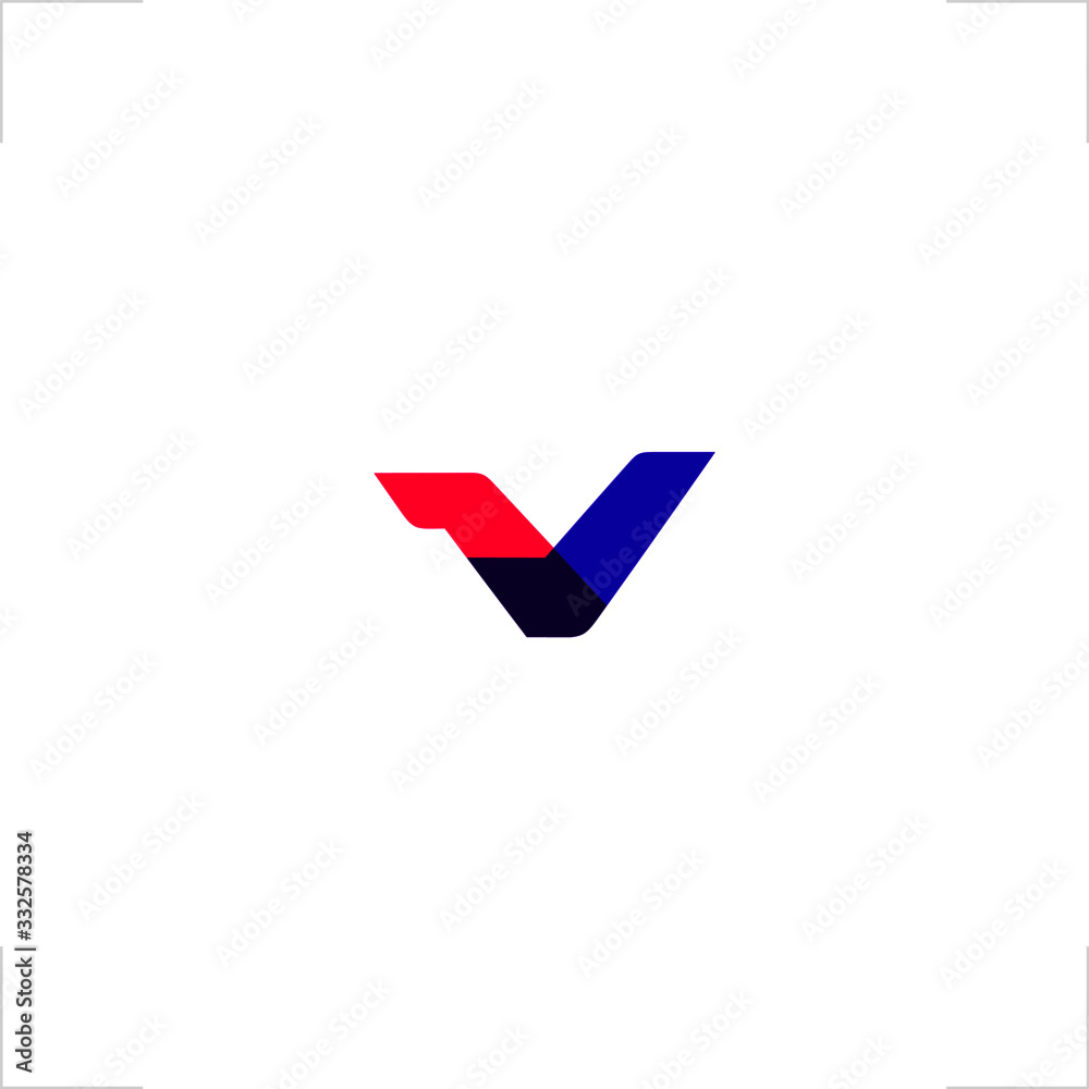initial V letter logo modern design initial V letter logo modern design