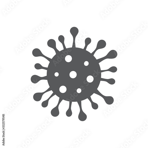 Corona Virus Icon on white background