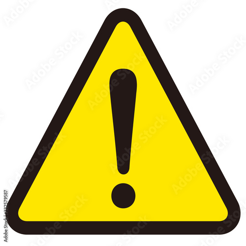 hazard sign icon vector triangle