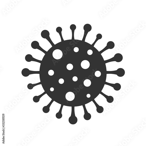 Corona virus vector icon