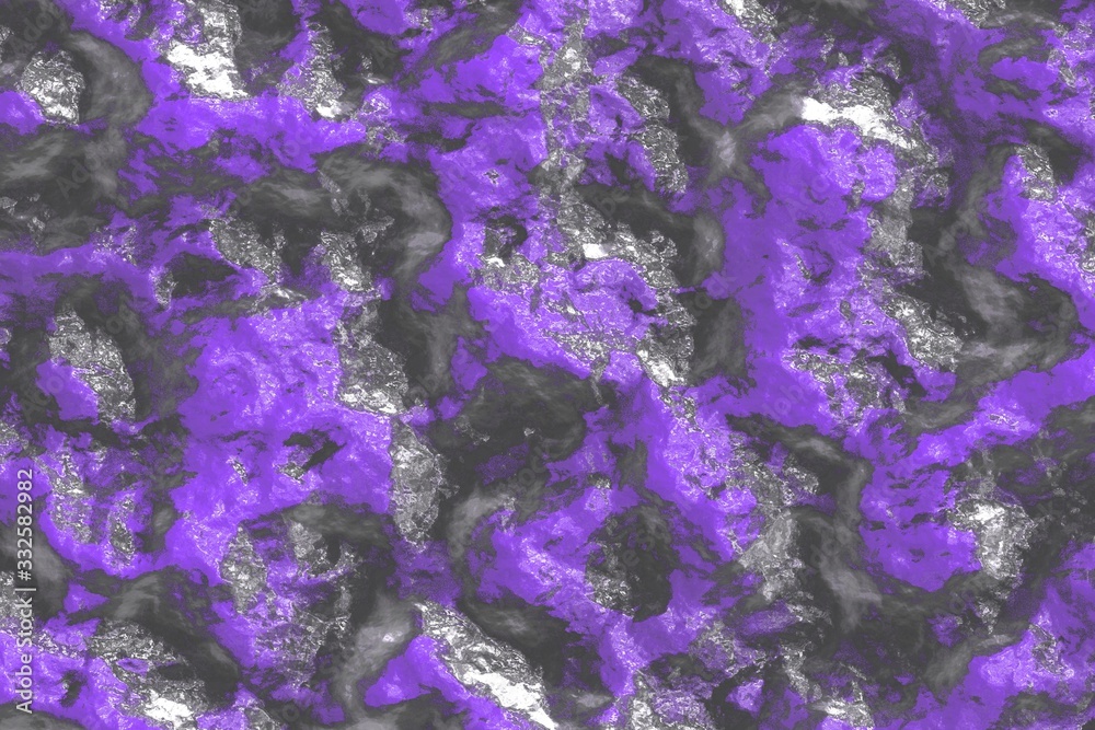 design purple rough mineral computer art background illustration