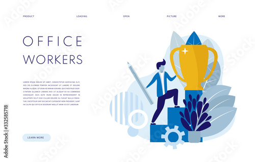Male office worker moves up the stairs to the money and financial goals, financial independence, investor receives dividends, movement to profit.