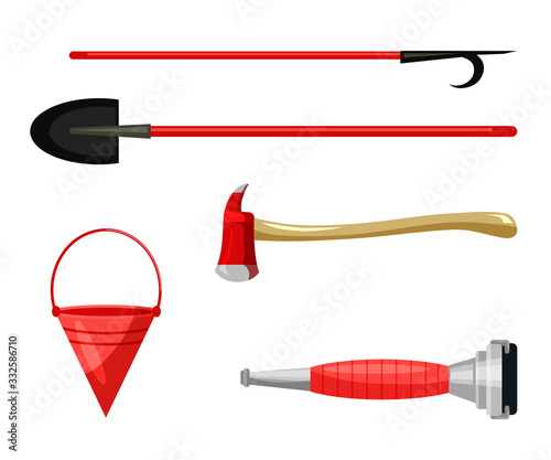 Work tool to free people injured in fire flat set