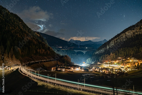 Der Nachtzug am Brenner
