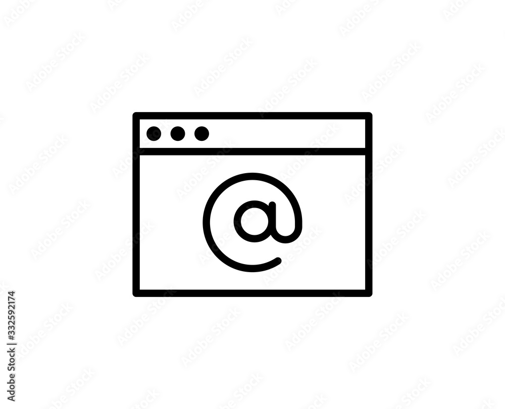 E-mail line icon E-mail line icon