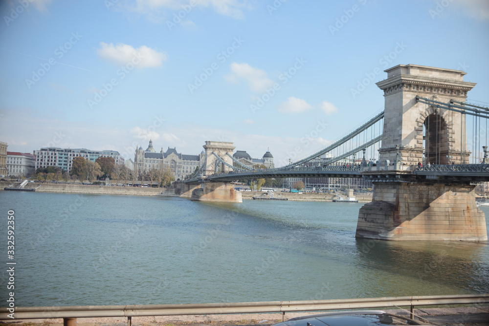 Obraz premium Budapest Hungary city center architecture