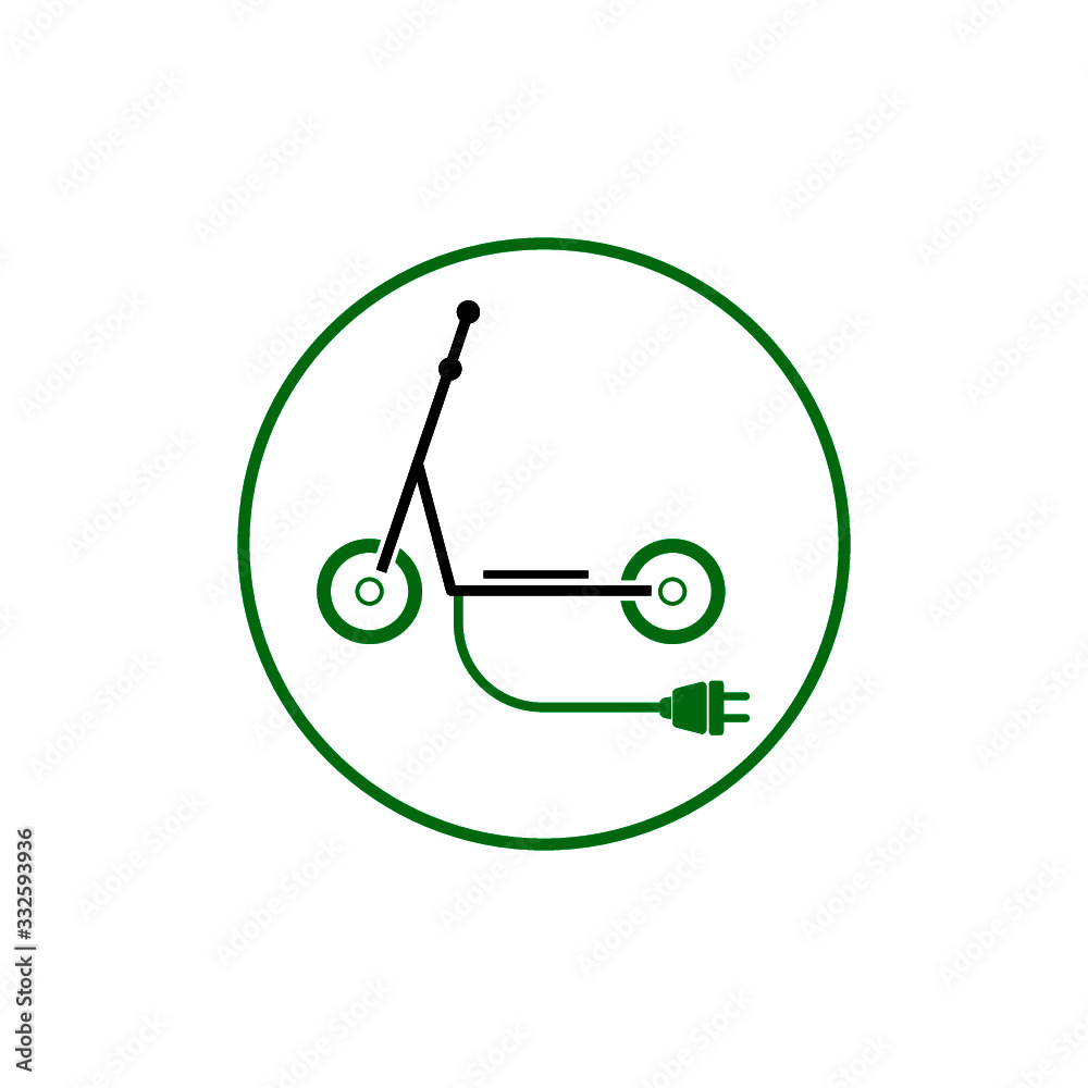 E Bike logo design template isolated on white background E Bike logo design template isolated on white background