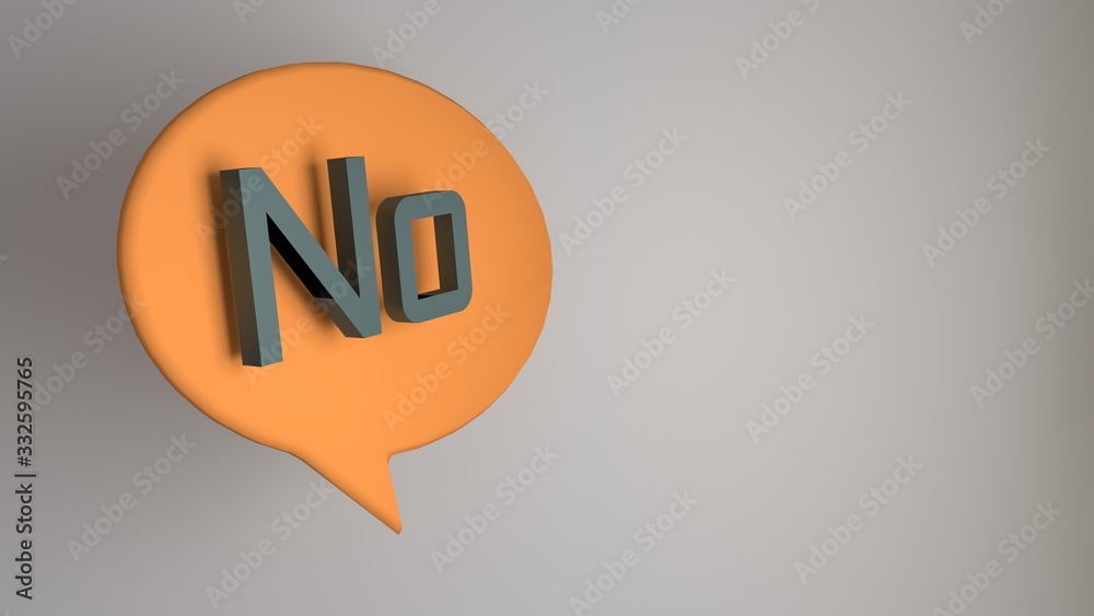 bubble speech, Social network communication concept