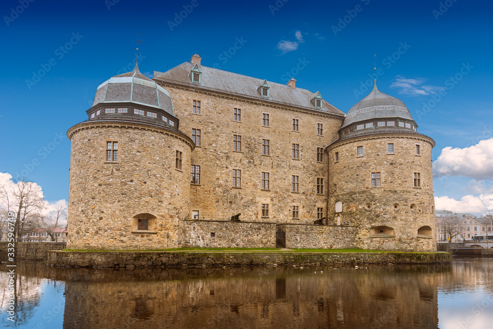 Örebro Castle is located on an islet in Svartån in Örebro. It is one of Sweden's most famous castles.