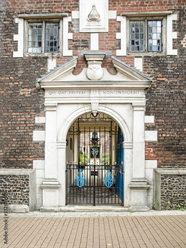 Entrance to Whitgift Almshouses,Croydon