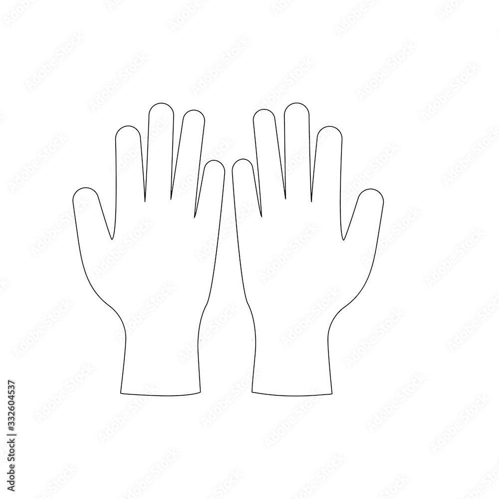 medical glove logo medical glove logo