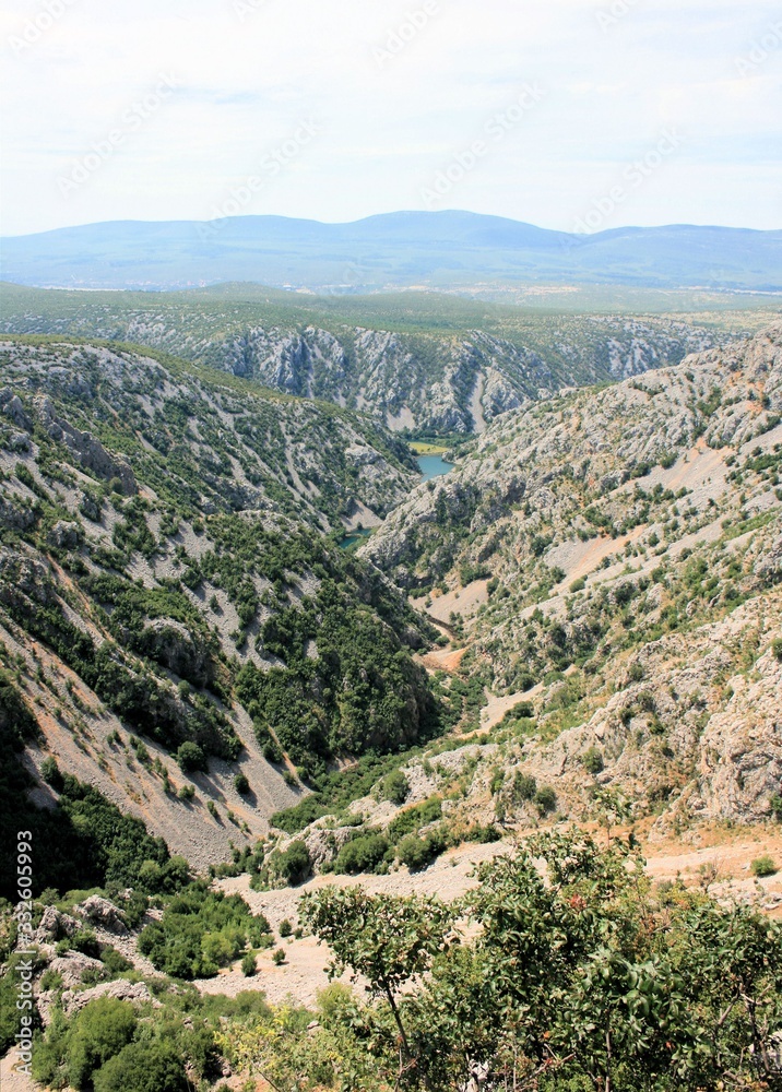 the beautiful valley of the Krupa river, Croatia