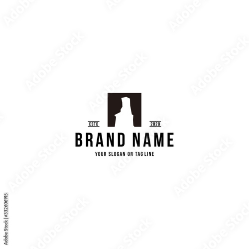 palo duro logo design vector