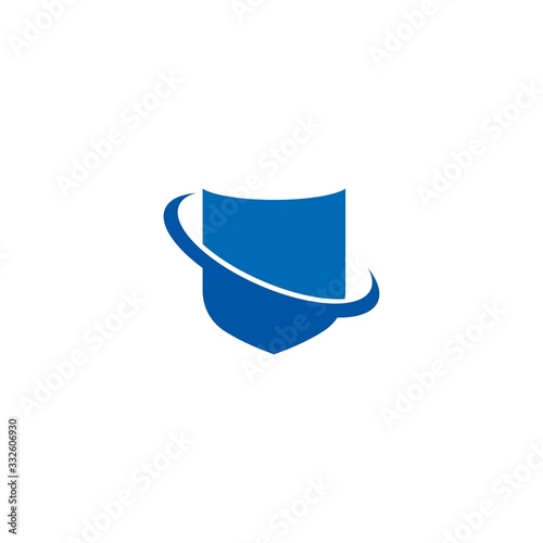 Shield protector logo icon illustration