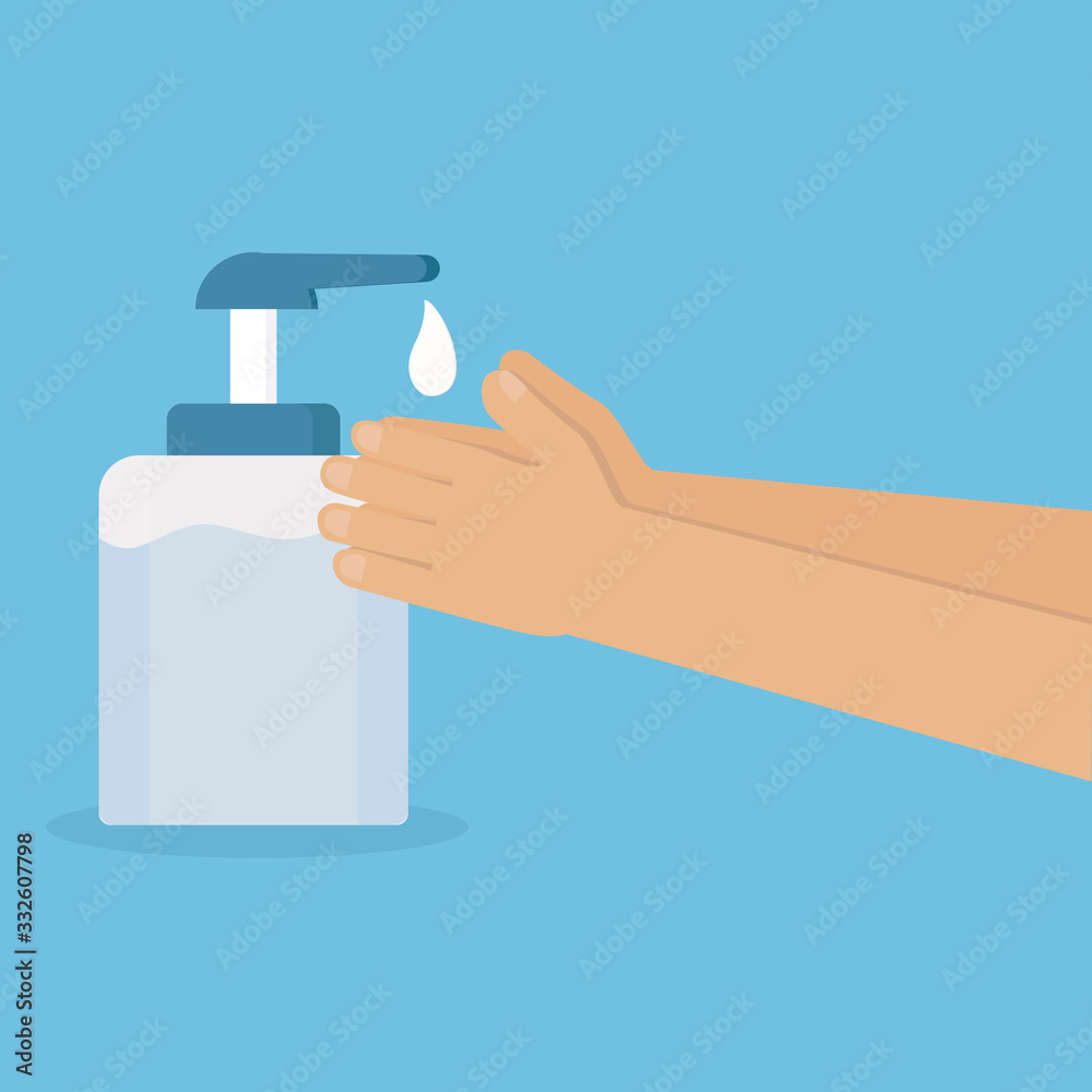 Washing hands and keeping personal hygiene to be protected from coronavirus or diseases. Washing hands and keeping personal hygiene to be protected from coronavirus or diseases.