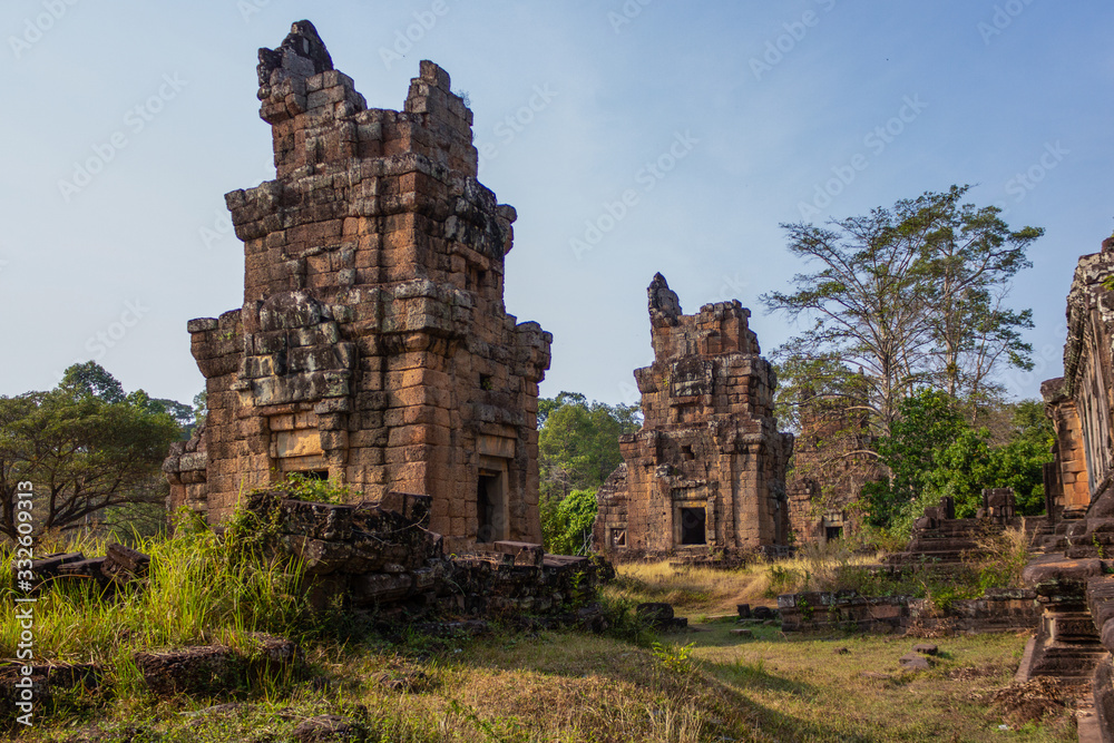 Ancient temple of Angkor Thom, Angkor Archaeological Park, Siem Reap, Cambodia.