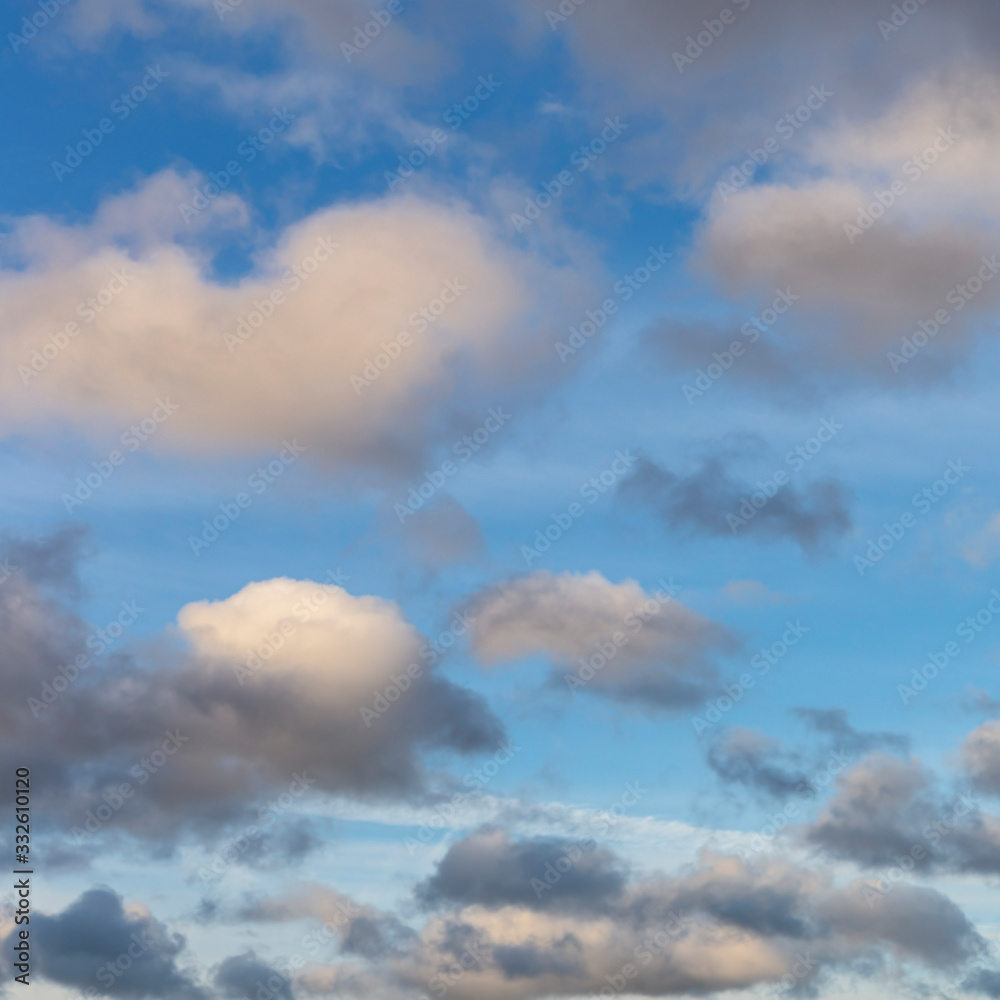 group of beautiful colorful clouds in the blue sky as a natural background group of beautiful colorful clouds in the blue sky as a natural background