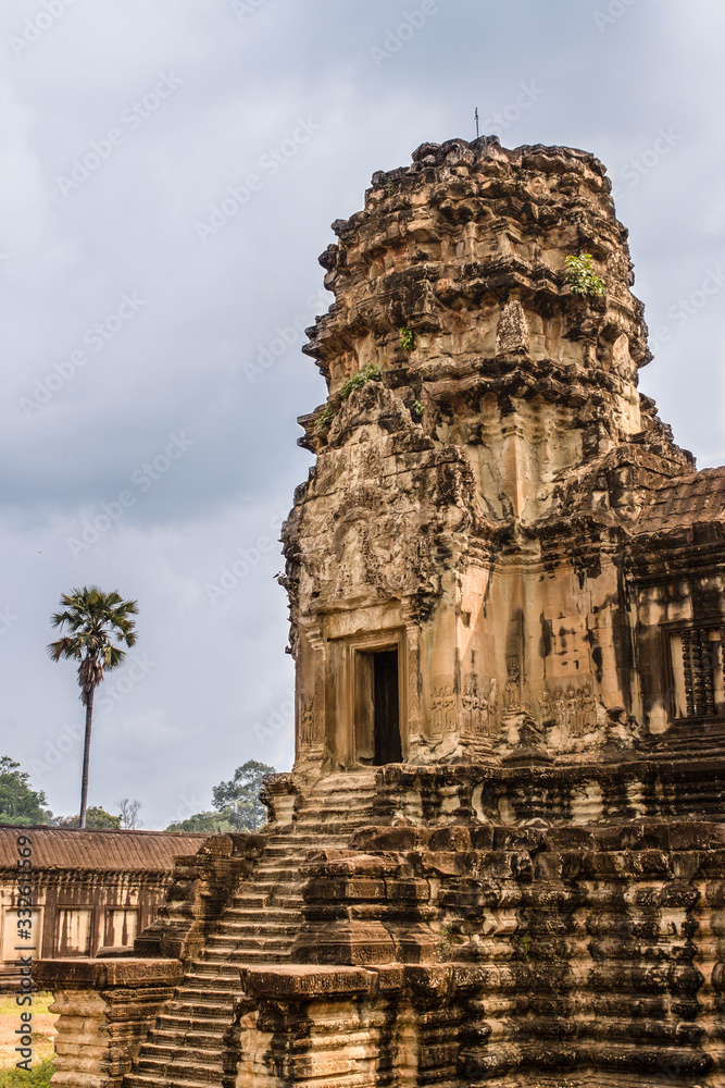Naklejka premium Angkor Wat temple Siem Reap Cambodia in Nature
