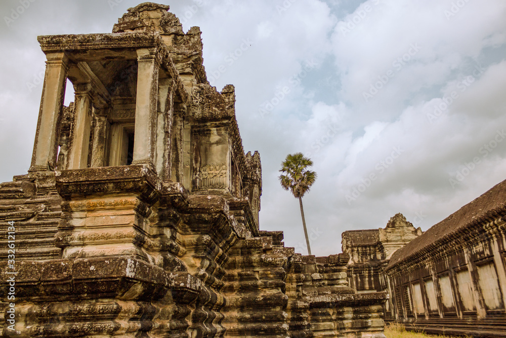 Obraz premium Angkor Wat temple Siem Reap Cambodia in Nature