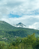 Drone photo of Croatian mountains