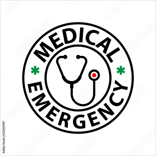 Medical Emergency Icon, Public Health Emergency Declaration, National Emergency