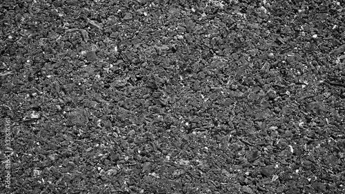 Stop motion animated black asphalt texture.