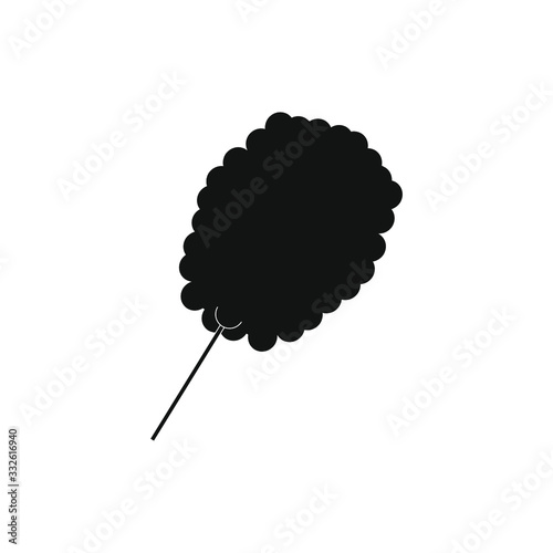 cotton candy on white background