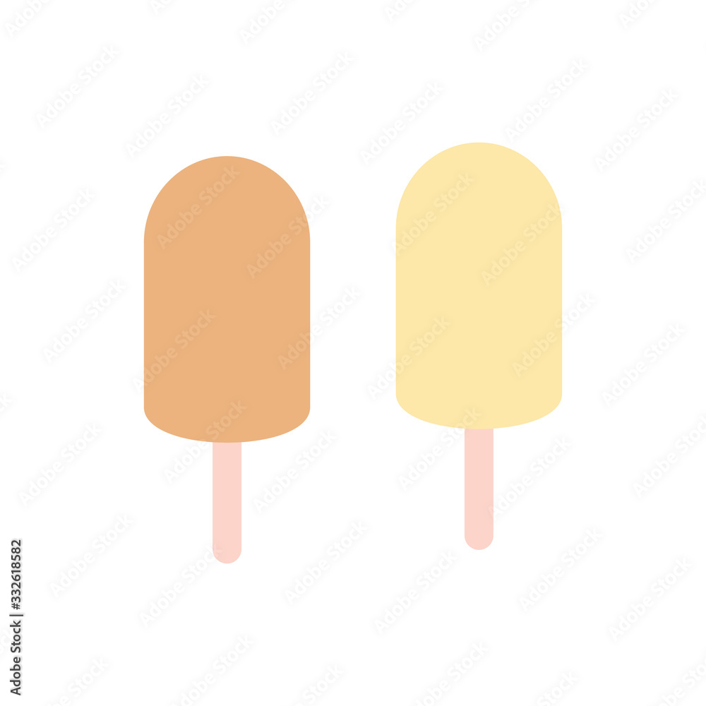 ice cream bonbon on white background ice cream bonbon on white background